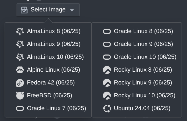 Instance Base Images