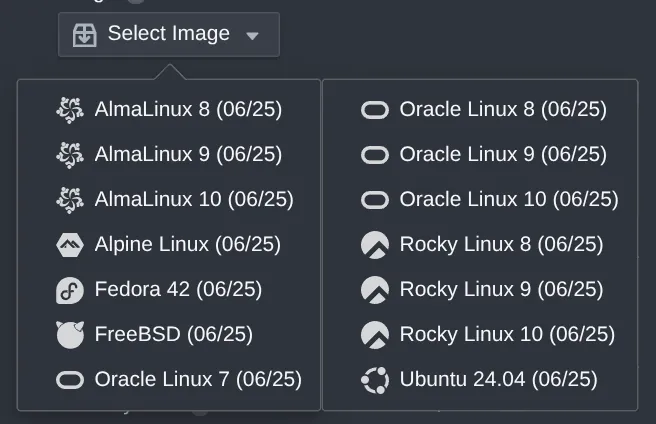 Instance Base Images