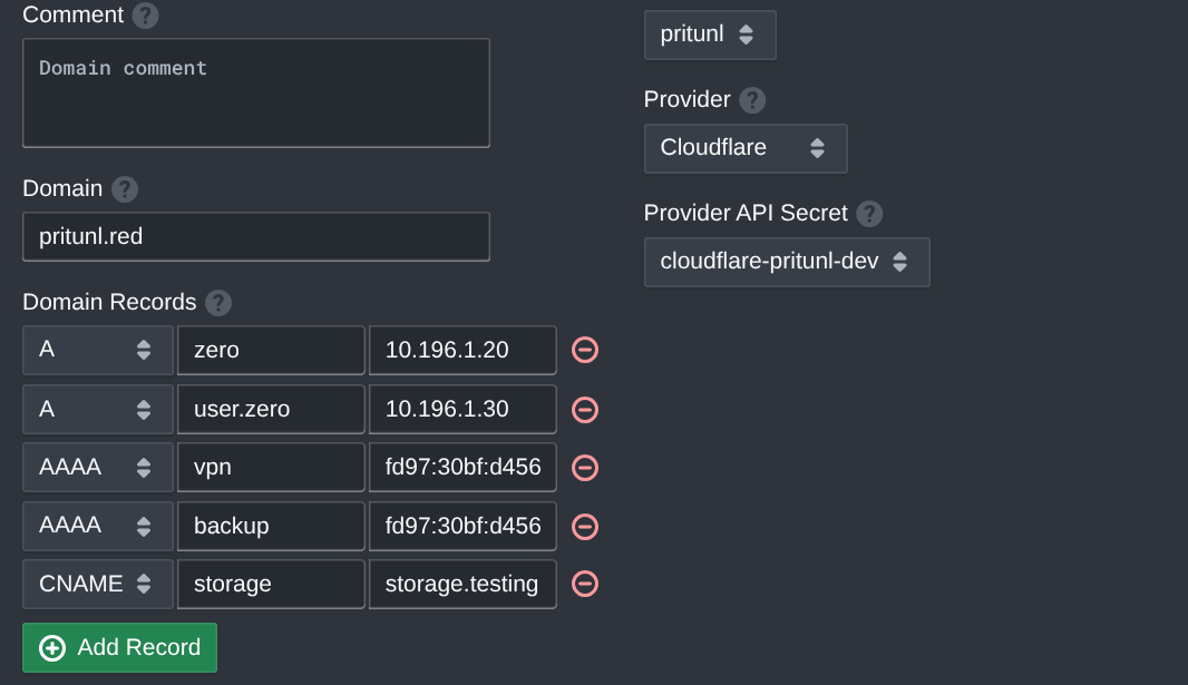 Domain Management