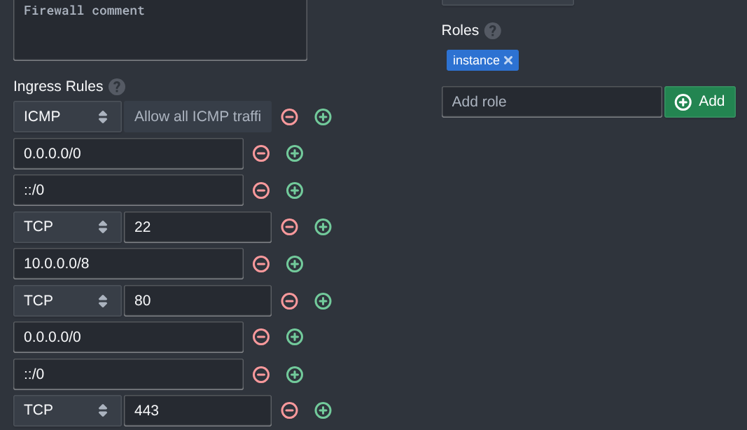 Firewall Settings